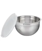 Le Creuset Set of 3 Stainless Steel Mixing Bowls with Lids