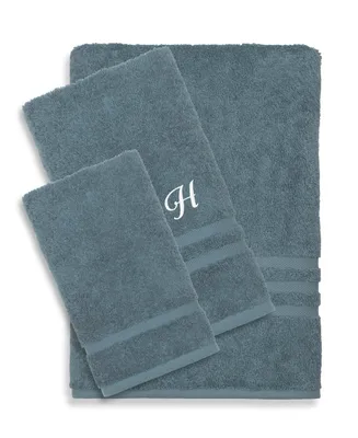 Linum Home Textiles Turkish Cotton Personalized Denzi Towel Set