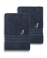 Linum Home Textiles Turkish Cotton Personalized 2 Piece Denzi Bath Sheet Set