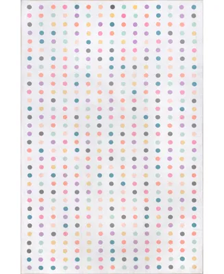 nuLoom Aurora Larissa Washable Kids Polka Dot 8' x 10' Area Rug