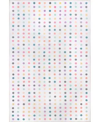 Nuloom Aurora Larissa Washable Kids Polka Dot Area Rug