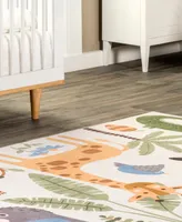 nuLoom Revel Felipa Safari Washable Kids 5' x 8' Area Rug