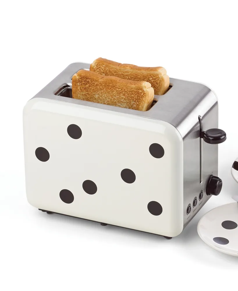 kate spade new york All In Good Taste Deco Dot Toaster