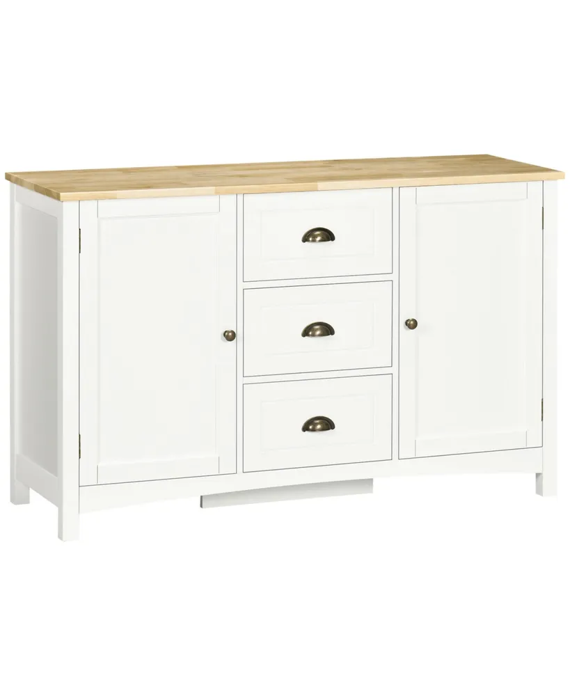 Best Long Wood Storage Cabinet with Drawers and Shelves, Sideboard