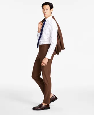 Slim Wool Suit Pant