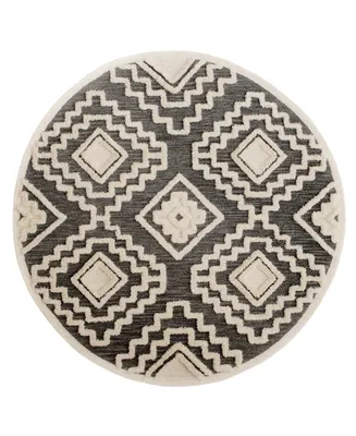 Lr Home Sweet SINUO54113 4' x 4' Round Area Rug