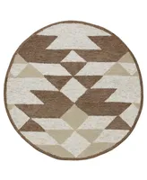 Closeout! Lr Home Sweet SINUO54117 6' x 6' Round Area Rug