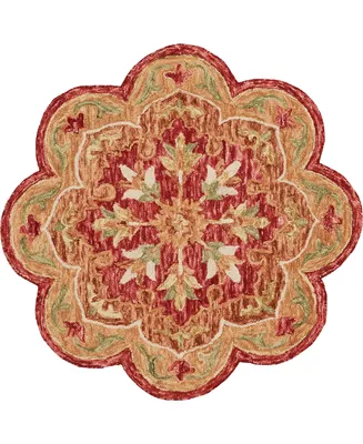 Lr Home Sweet SINUO54110 4' x 4' Round Area Rug