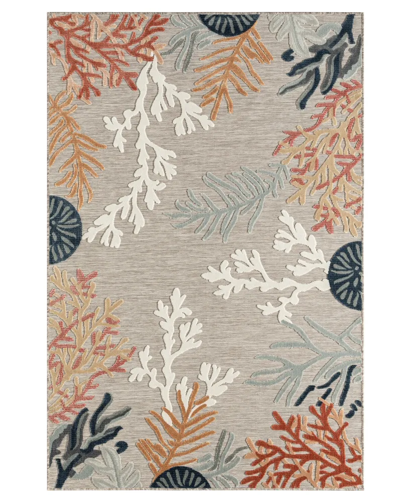 Lr Home Vance VERND82104 5' x 7' Outdoor Area Rug