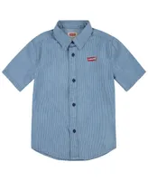 Levi's Big Boys Regular Fit Woven Short Sleeve Shirt