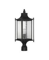 Savoy House Dunnmore 1-Light Outdoor Post Lantern in Black