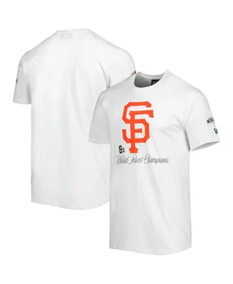 Men's New Era White San Francisco Giants Historical Championship T-shirt