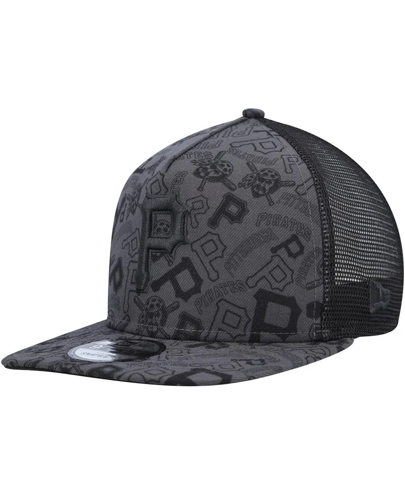 New Era Pittsburgh Pirates 9FIFTY Black & White Snapback Hat