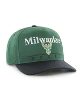 Men's '47 Brand Hunter Green, Black Milwaukee Bucks Super Hitch Adjustable Hat