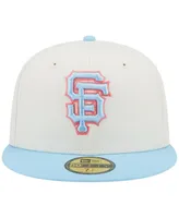 Men's New Era White and Light Blue San Francisco Giants Spring Color Two-Tone 59FIFTY Fitted Hat