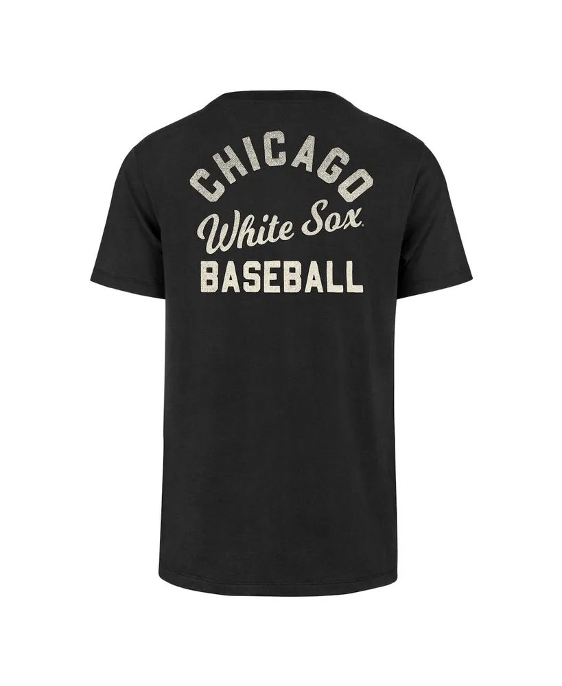 Men's '47 Brand Black Chicago White Sox Turn Back Franklin T-shirt