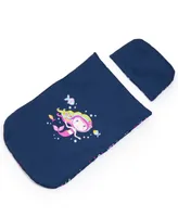 Bayer Design Dolls Blue, Pink, Hearts Pram Cosy