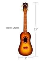 KaKo'o Music Sunburst Wooden Ukulele Set