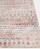 Km Home Velvet Touch Washable Cin-001 7'6" x 9'6" Area Rug