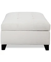 Closeout! Kallison 53" Fabric Storage Ottoman, Created for Macy's
