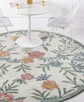 Lr Home Sweet SINUO54161 4' x 4' Round Area Rug