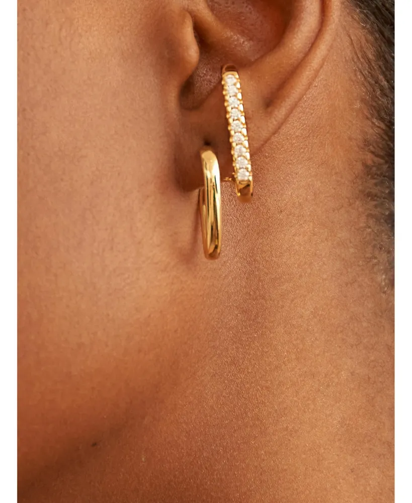 Oma The Label Lydia Asymmetrical Earrings