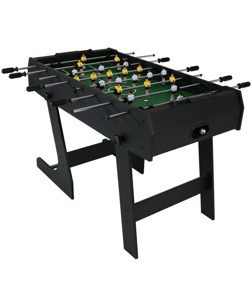 Sunnydaze Decor 48 in Folding Indoor Foosball Game Table