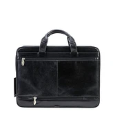 Mcklein Elston Checkpoint-Friendly Double Compartment Laptop Briefcase