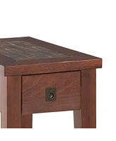 Steve Silver Davenport 13" Wide Wood Chairside End Table