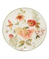 Certified International Nature's Song Set of 4 Dinner Plate 11"