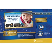 Masterpieces Wood Train Sets - The Polar Express 3 Piece Train Set