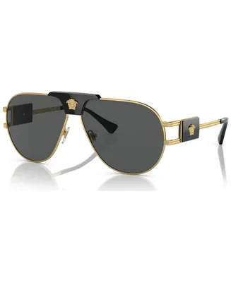 Versace Men's Sunglasses, VE225263-x 63 - Gold