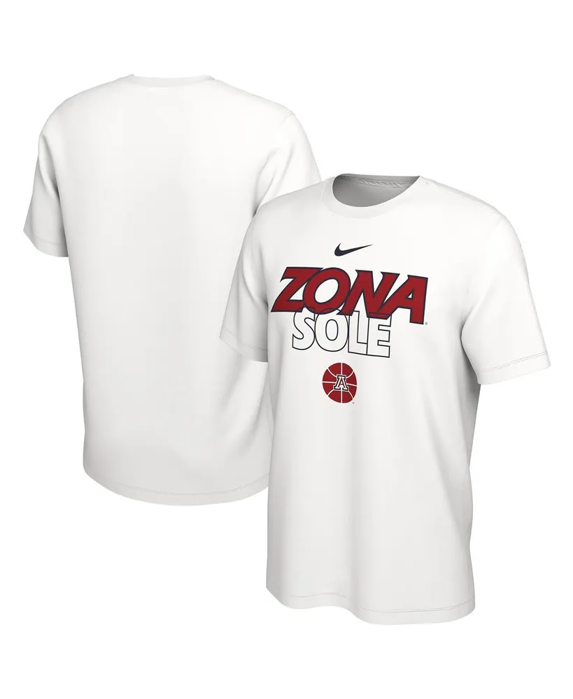 Men's Nike White Arizona Wildcats On Court Bench T-shirt