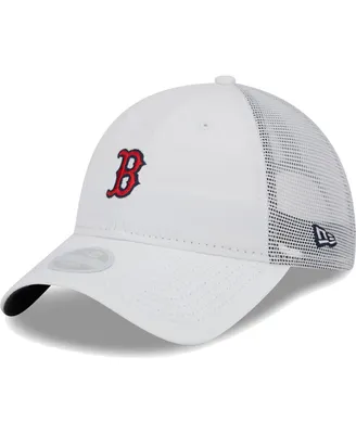 Women's New Era White Boston Red Sox Mini 9TWENTY Adjustable Hat