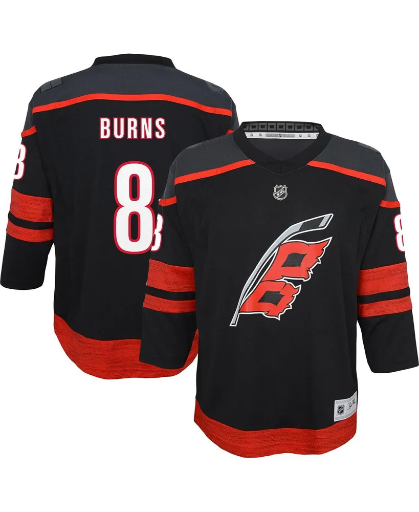 Big Boys and Girls Brent Burns Black Carolina Hurricanes Replica Player Jersey