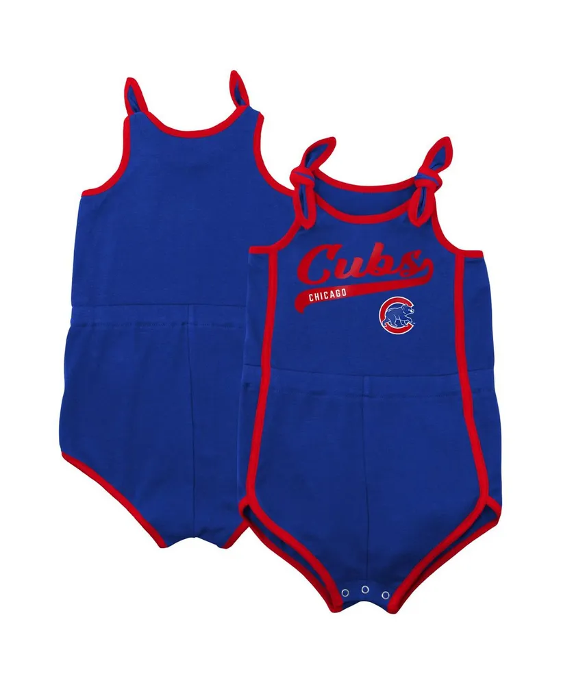 Toddler Boys and Girls Royal Chicago Cubs Hit and Run Bodysuit