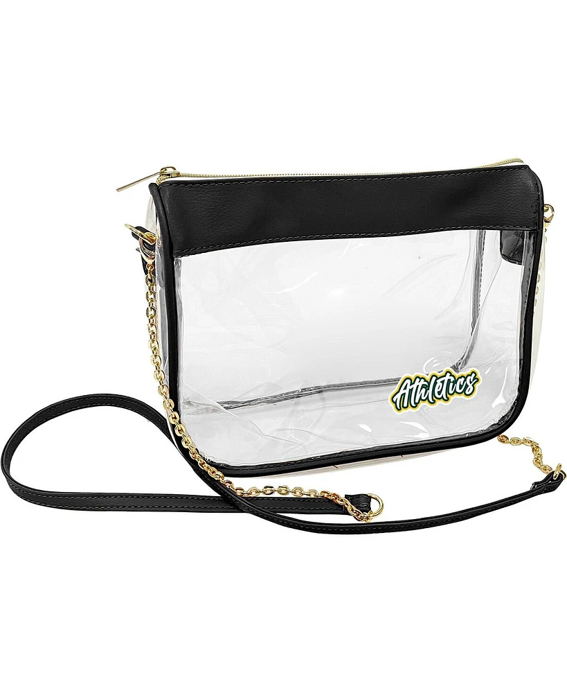 Women's Oakland Athletics Hype Stadium Crossbody Clear Bag