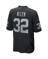 Men's Nike Marcus Allen Black Las Vegas Raiders Game Retired Player Jersey