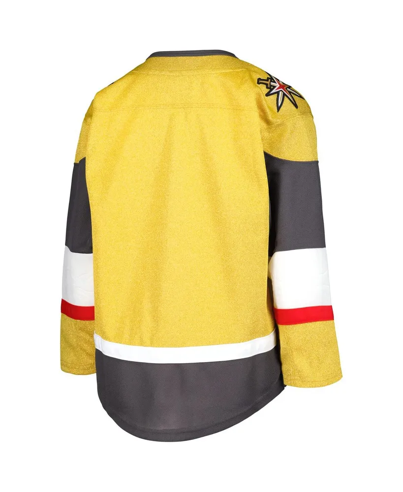 Big Boys and Girls Gold Vegas Golden Knights 2021/22 Alternate Premier Jersey