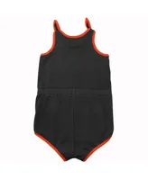 Toddler Boys and Girls Black San Francisco Giants Hit and Run Bodysuit