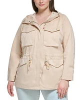 Levi's Plus Size Zip-Front Long-Sleeve Hooded Jacket