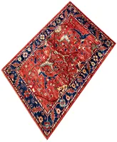 Adorn Hand Woven Rugs Serapi M1982 6'5" x 9'2" Area Rug