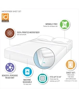 Intelligent Design Printed Microfiber Piece Sheet Set