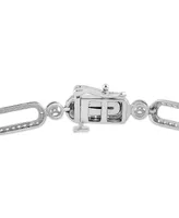 Diamond Open Link Bracelet (1 ct. t.w.) in Sterling Silver