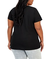 Hybrid Apparel Trendy Plus Barbie Graphic-Print T-Shirt