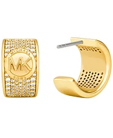 Michael Kors Pave Huggie Earrings