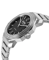 Gevril Men's Roosevelt Swiss Automatic Silver-Tone Grade 2 Titanium Watch 43mm