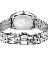 GV2 by Gevril Women's Palermo Swiss Quartz Silver-Tone Stainless Steel Watch 35mm
