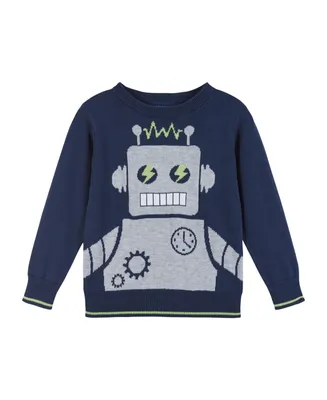 Toddler/Child Boys Robot Graphic Sweater