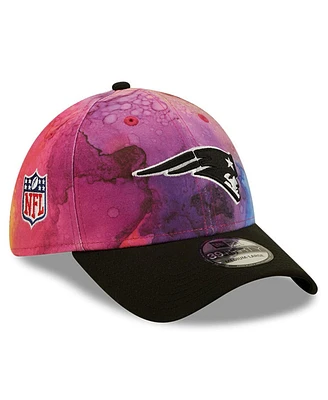 Men's New Era Pink, Black New England Patriots 2022 Nfl Crucial Catch 39THIRTY Flex Hat